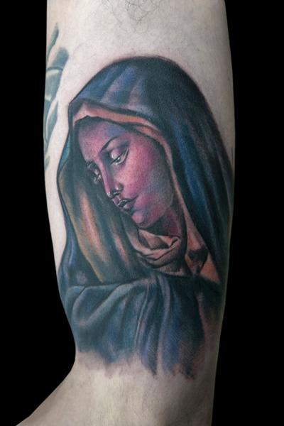 Looking for unique Marco Ventura Tattoos?  Virgin Mary
